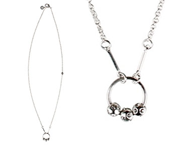 Necklace - Arianne Infinity Circle - Silver