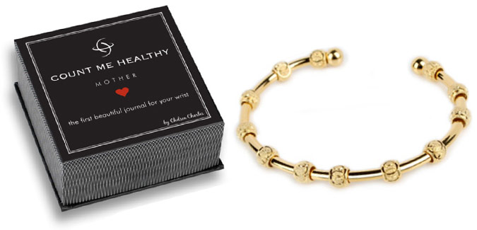 While the Mommy & Me is for new moms or moms-to-be, our new Mother Bracelet tracks goals of the more established mom. 